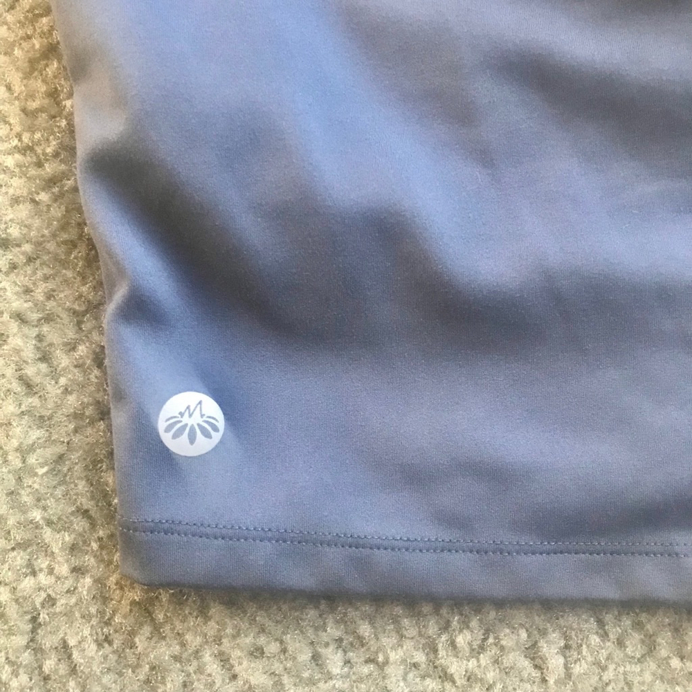 EUC Senita Athletics Skin Adjustable Crop Top - Light Navy | Size Small - Picture 2 of 7